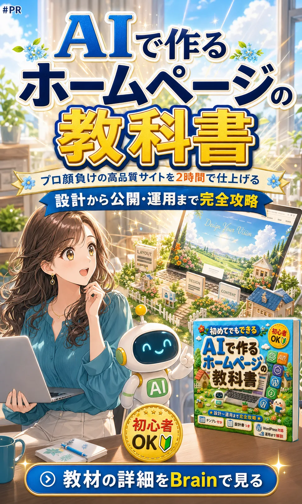 AIで作るホームページの教科書