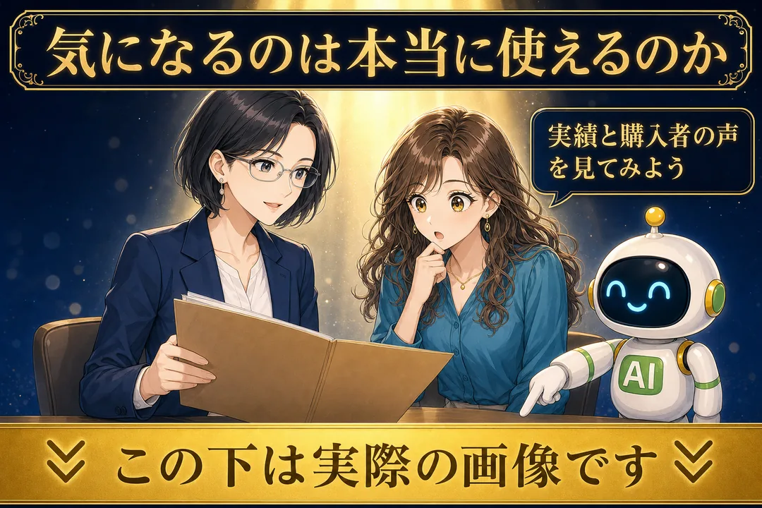 実績と購入者の声